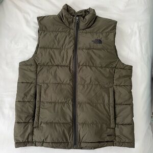 Olive Green Men’s XL North Face Puffer Vest